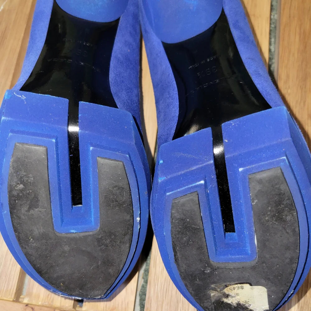 Balenciaga blue Suede High Heels Size 9.5 - Picture 3 of 7